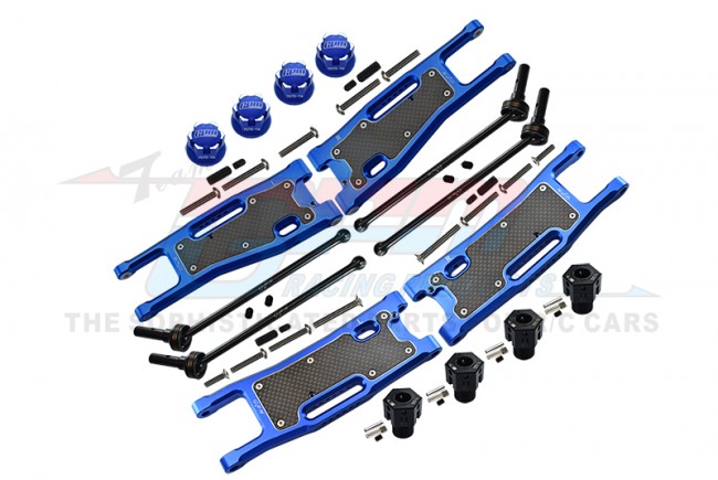 SLEDGE COMBO SET C- SLE055N+SLE056N+SLE10A/+6.5MM+SLE133F/RS(2SETS) For 1/8 scale Traxxas 4WD Sledge RC monster truck 95076-4