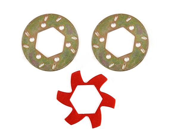 1/5 Rofun baja 5B/5T/5SC brake disc fin and brake roto - set - red 8522611