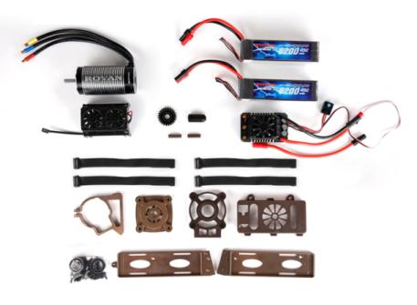F5 UPGRADE FROM GAS TO ELECTRIC CONVERION KIT - COMPLETED WITH BATTERY 890422 FOR 1/5 ROVAN F5 RC CAR
