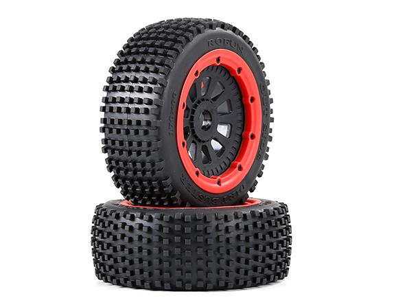 1/5 Rofun LT small nail wheels and tires for baja 5s/SLT/V5 - red 9704712