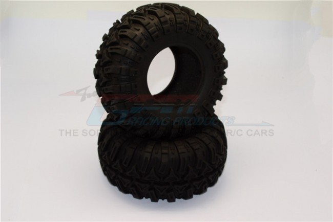 1/10 AXIAL SMT10 2.2'' RUBBER TIRES WITH FOAM INSERTS (OUTER DIAMETER 130MM, TIRE WIDTH 60MM) - 1Pair TIRE2260